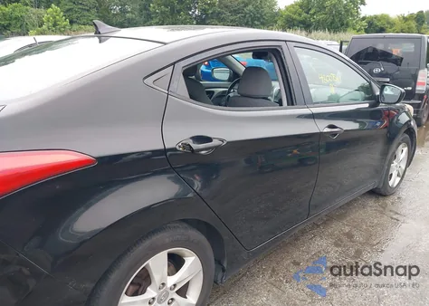 2012 Hyundai Elantra Gls (Ulsan Plant) from USA, damaged, VIN KMHDH4AE1CU401982